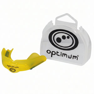 Yellow Optimum Matrix sports mouthguard, image 1 of 3 - Optimum