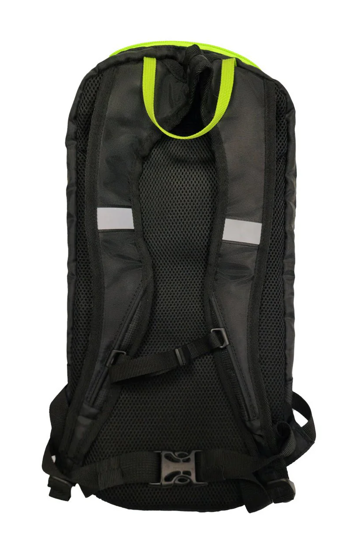 Optimum Hi-Viz 8L reflective cycling backpack, hydration-ready hi-visibility feature graphic - Optimum