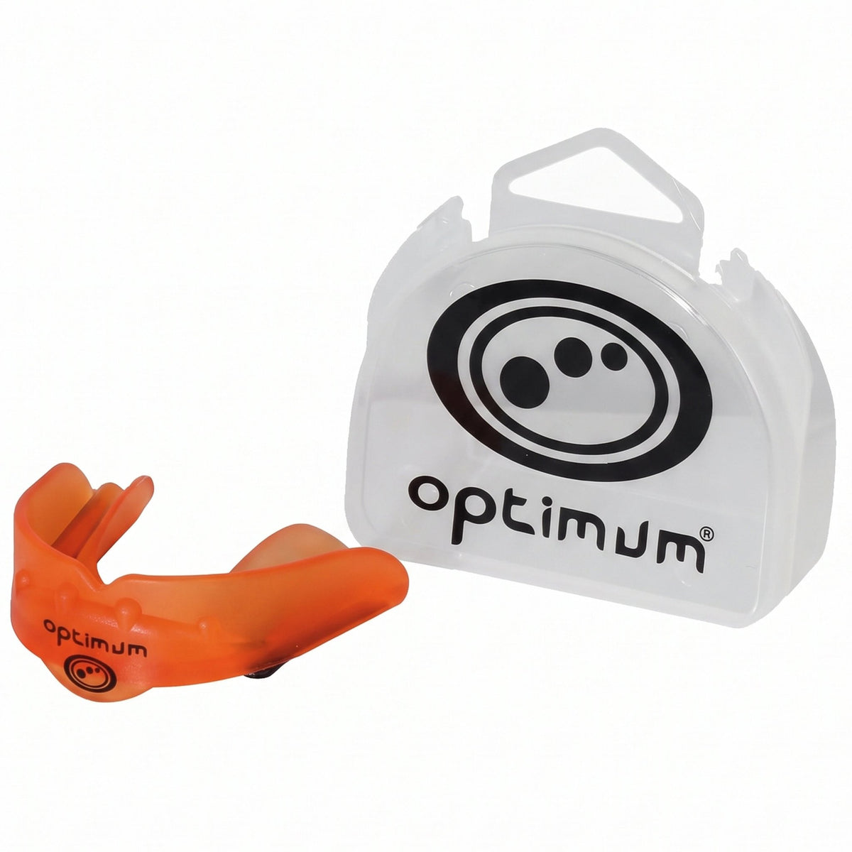 Orange Optimum Matrix sports mouthguard, image 1 of 3 - Optimum