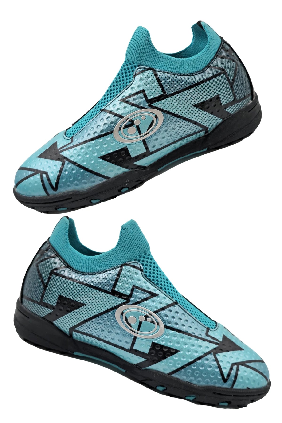 Aztec Junior Laceless Astro Trainers – Multi-Sport Blue - Optimum