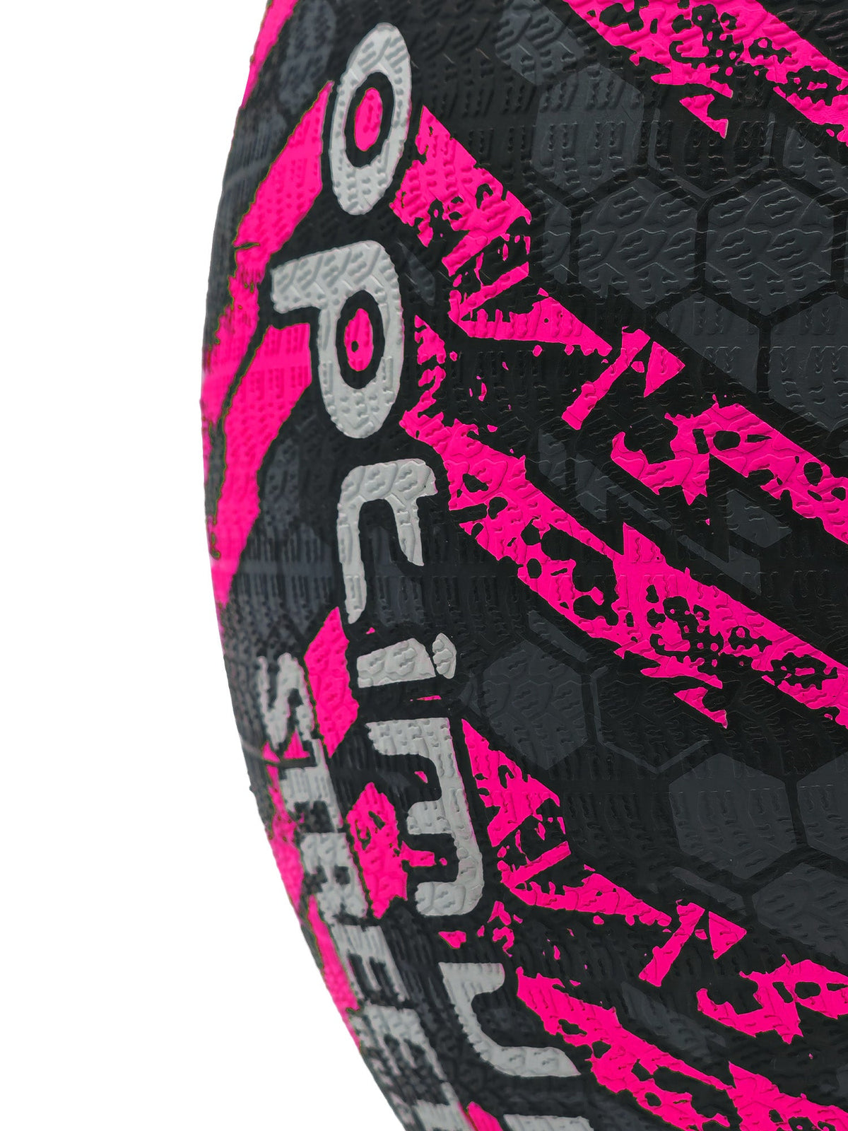 Street Rugby Ball – Black/Pink, Size 3 - Optimum