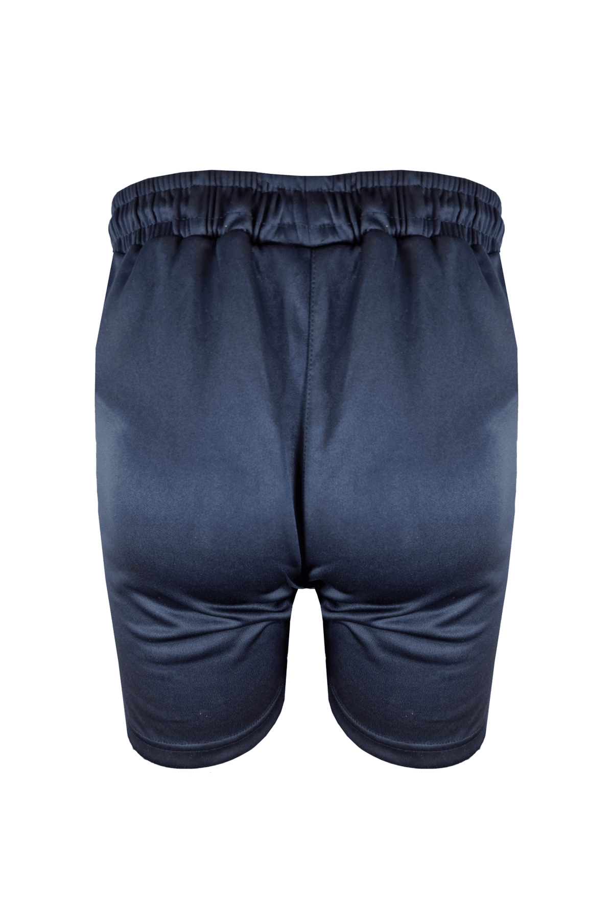 Tempo Athletic Leisure Shorts – Quick-Dry Black & Navy - Optimum