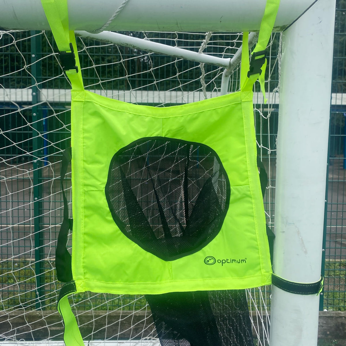 Football Soccer Target, Mesh Bag Carry Bag, Ball Carrier - Optimum